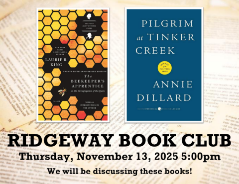ridgeway book club flyer