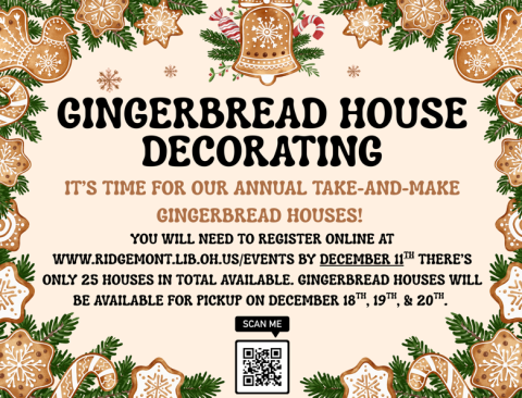 gingerbread house flyer