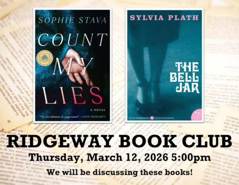 Ridgeway Book club flyer