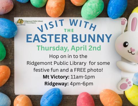 Easter Bunny visit flyer