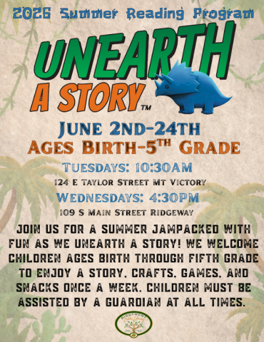 summer reading flyer