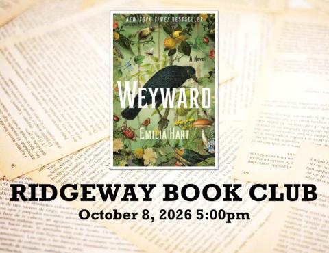 ridgeway book club flyer